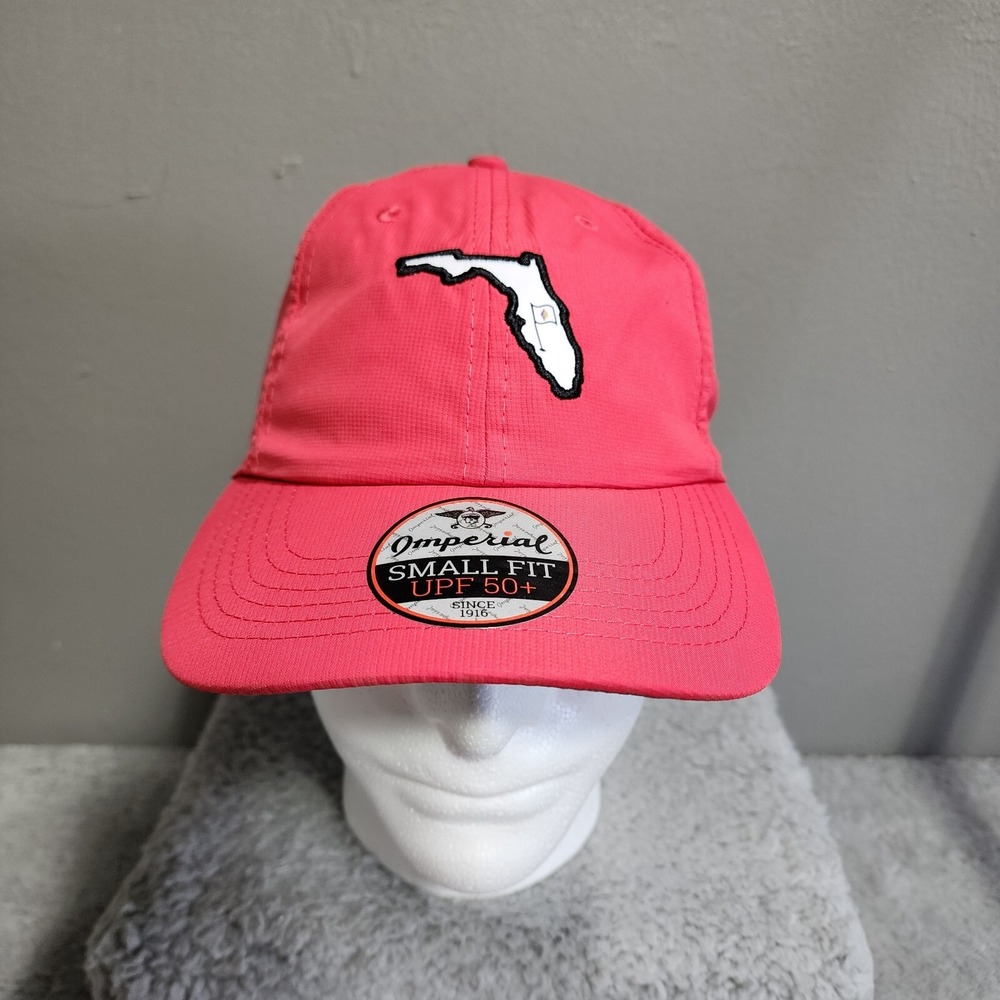 Imperial Gold Resort Country Club Florida Embroidered Red UPF 50+ Small Fit‎